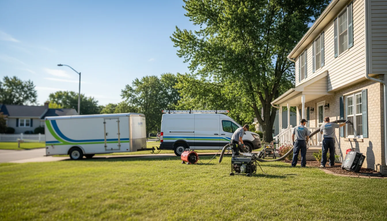 Flooded Basement Restoration And Cleanup With Repair in Ellis Grove, IL near me